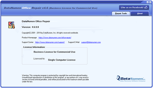 DataNumen Office Repair破解版