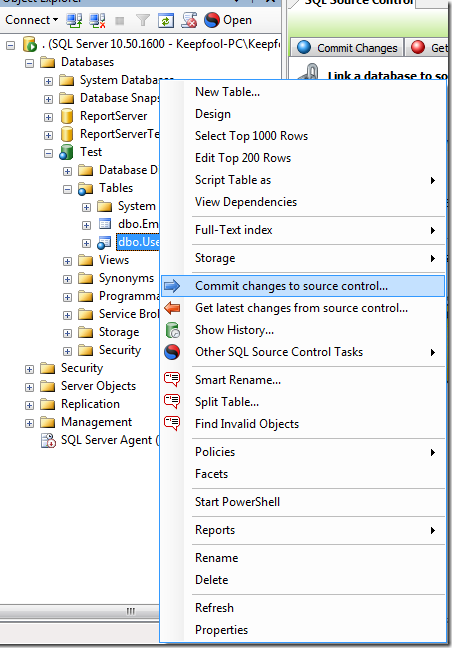 在SQL Server中使用Soruce Control  SQL Prompt提供了数据库的版本控制器，我在尝试使用这个功能之后， ...