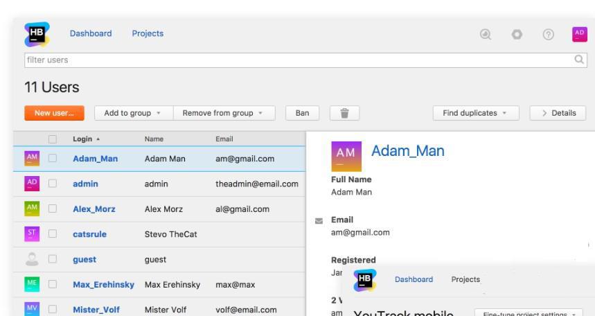 JetBrains hub
