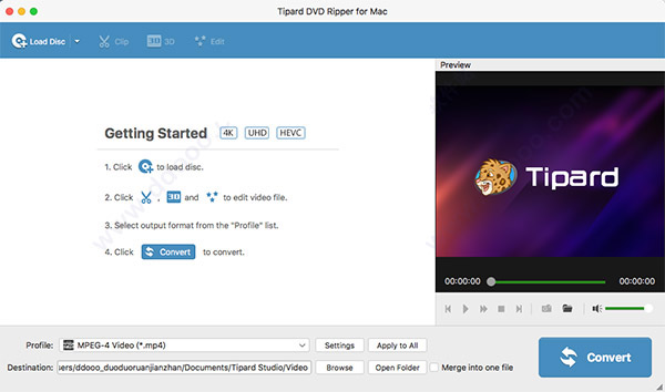 tipard dvd ripper for mac破解版