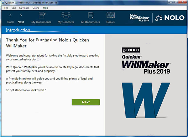 Quicken WillMaker Plus 2019破解版