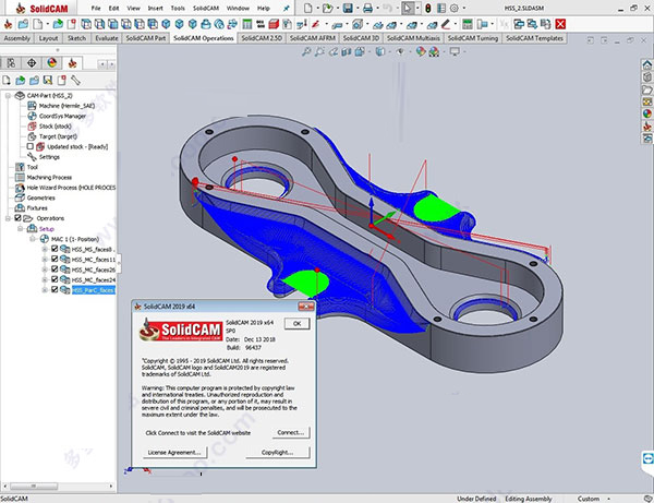 solidcam 2019 sp1 64位中文破解版