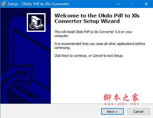 Okdo Pdf to Xls Converter v5.6 免费版