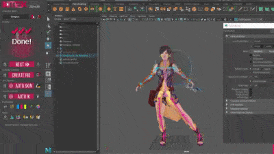 神器-Maya角色绑定插件IKMAX v1.0 for Maya Auto-Rig Win破解版，自动绑定插件