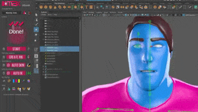 神器-Maya角色绑定插件IKMAX v1.0 for Maya Auto-Rig Win破解版，自动绑定插件