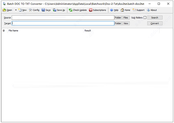 Batch DOC to TXT Converter破解版