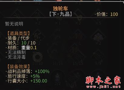 《太吾绘卷》药品食品书籍图纸超低负重MOD